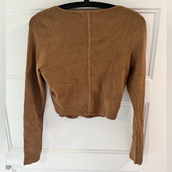 NWT House Of Harlow Cropped Long Sleeve Top - Picture 4 of 4